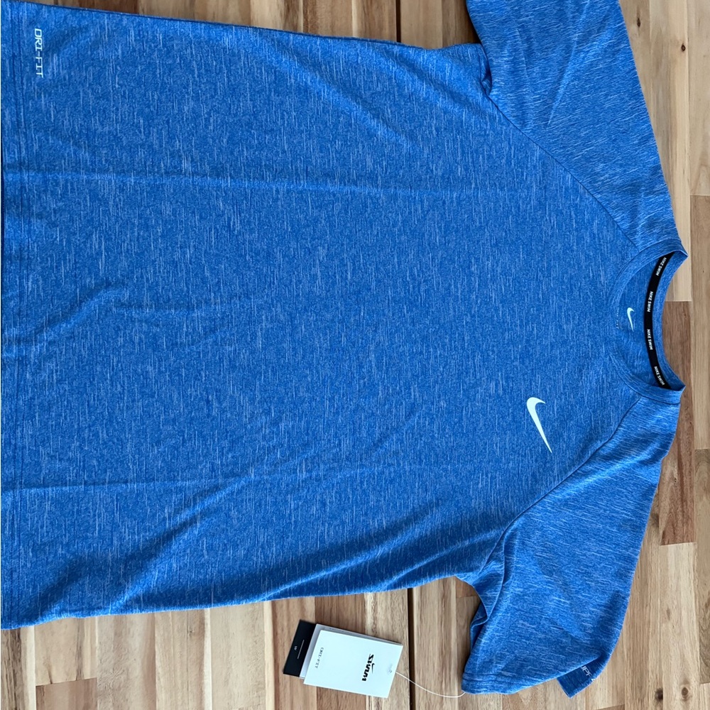 Nike Men's Heathered Blue Short Sleeve Tee